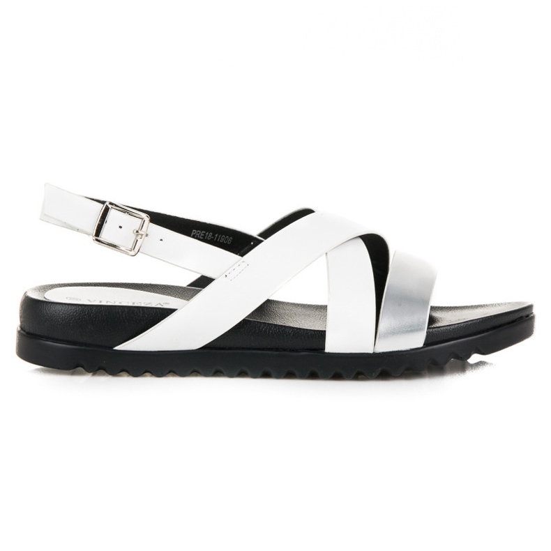 Sandalias abrochadas con hebilla VINCEZA blanco Sandalias abrochadas con hebilla VINCEZA blanco