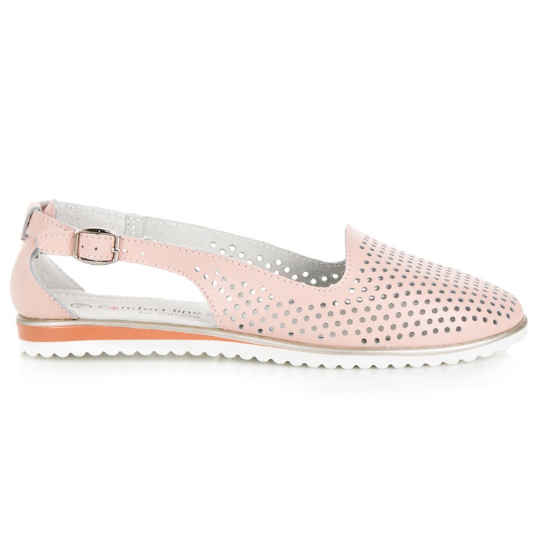 Sandalias vinceza caladas rosado