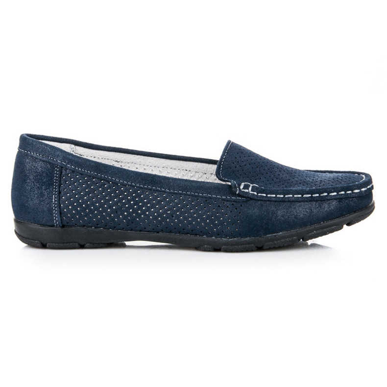Mocasines Vinceza calados azul