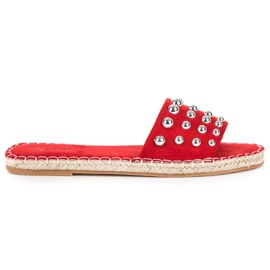 Seastar Chanclas alpargatas ante rojo