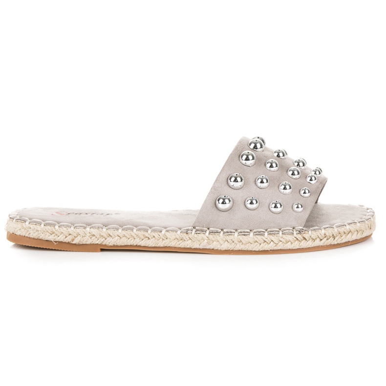 Seastar Chanclas alpargatas ante gris Seastar Chanclas alpargatas ante gris