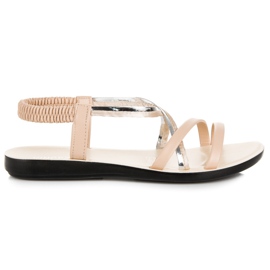 Sandalias elásticas VINCEZA marrón