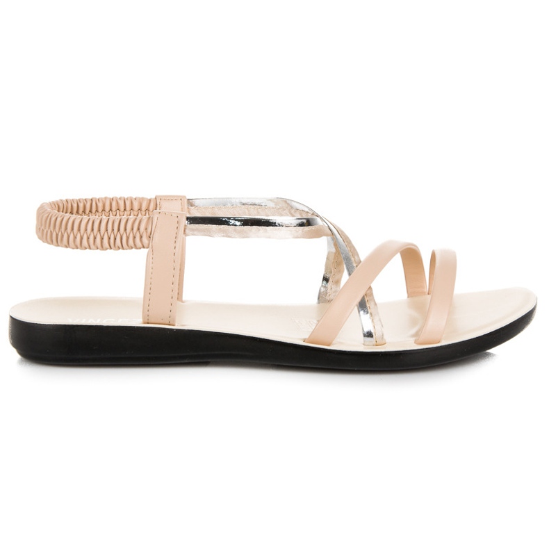Sandalias elásticas VINCEZA marrón