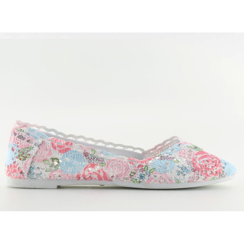 Bailarinas encaje JX60P L.AZUL blanco Bailarinas encaje JX60P L.AZUL blanco