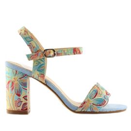 Sandalias azul oriental LT92 azul
