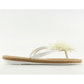 Blanco Chanclas blancas CK32P