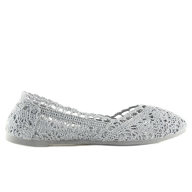 Bailarinas encaje gris JX59P gris