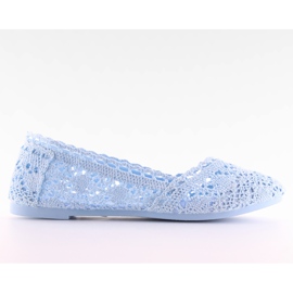 Bailarinas de encaje azul JX59P L.BLUE Bailarinas de encaje azul JX59P L.BLUE