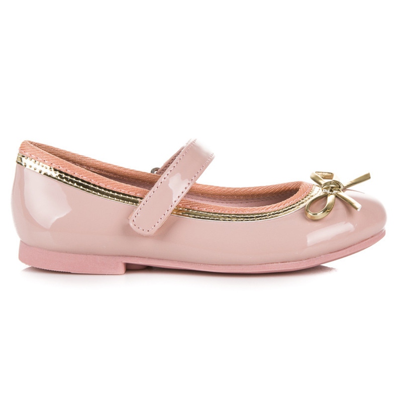 American Club Bailarina con velcro americano. rosado