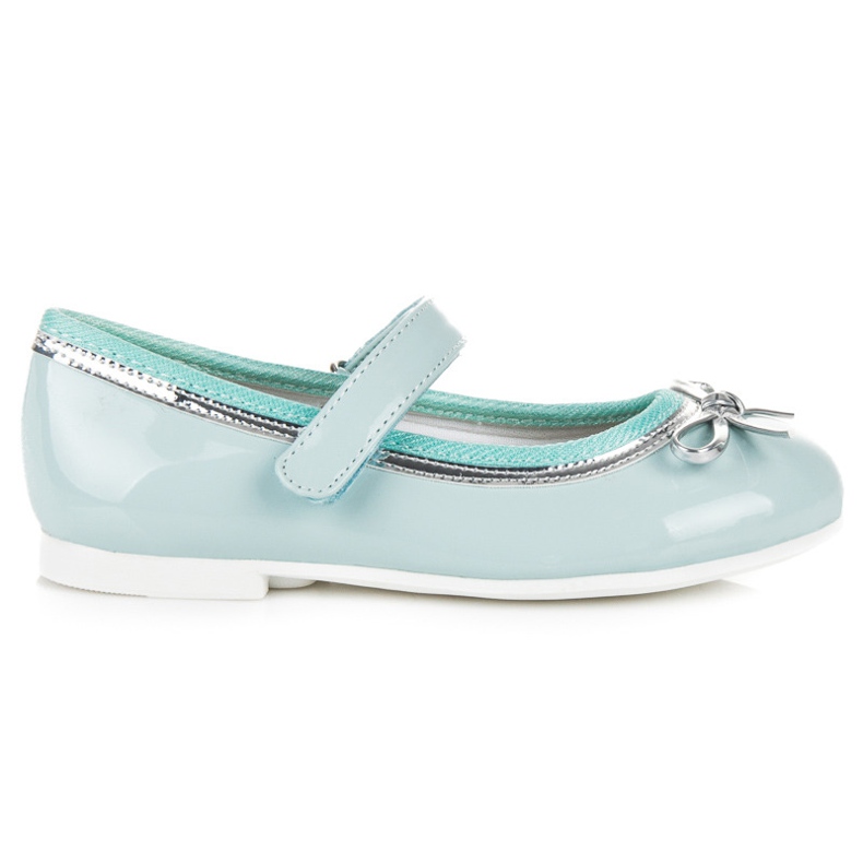 American Club Bailarina Con Velcro. Americana azul