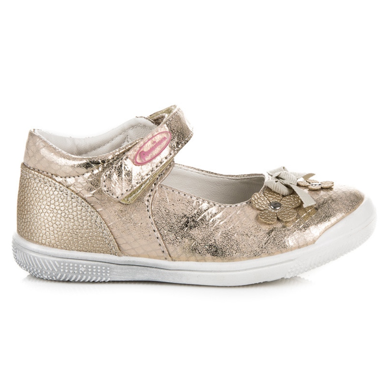 American Club Zapatos de primavera dorados americanos
