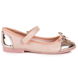 American Club Bailarinas americanas con puntera lacada rosa