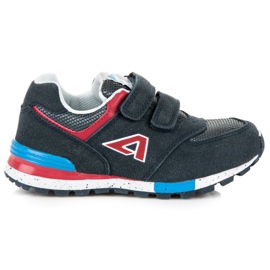American Club Zapatillas americanas de velcro azul