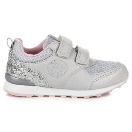 American Club Zapatillas de deporte de brocado americano gris