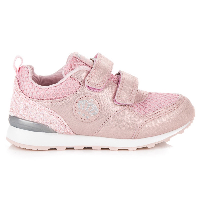 American Club Zapatillas de deporte de brocado americano rosado