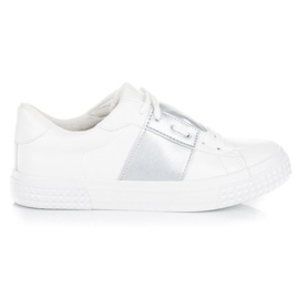 Zapatillas blancas de moda blanco