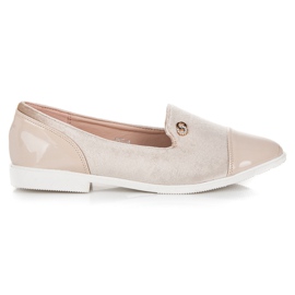 Bailarinas de terciopelo marrón