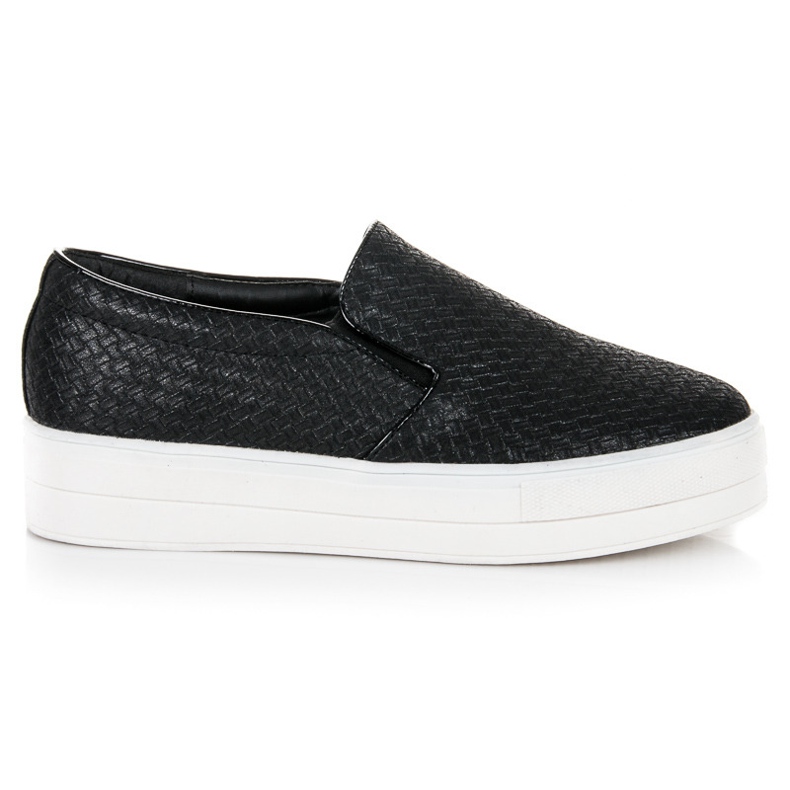 Seastar Zapatillas Trenzadas En La Plataforma negro