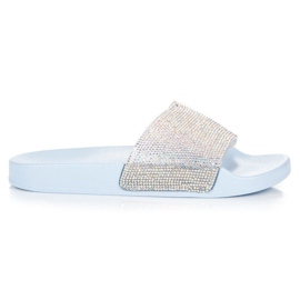 Seastar Babuchas con cristales azul