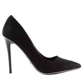 Tacones de mujer elegantes negros NF-23P Negro
