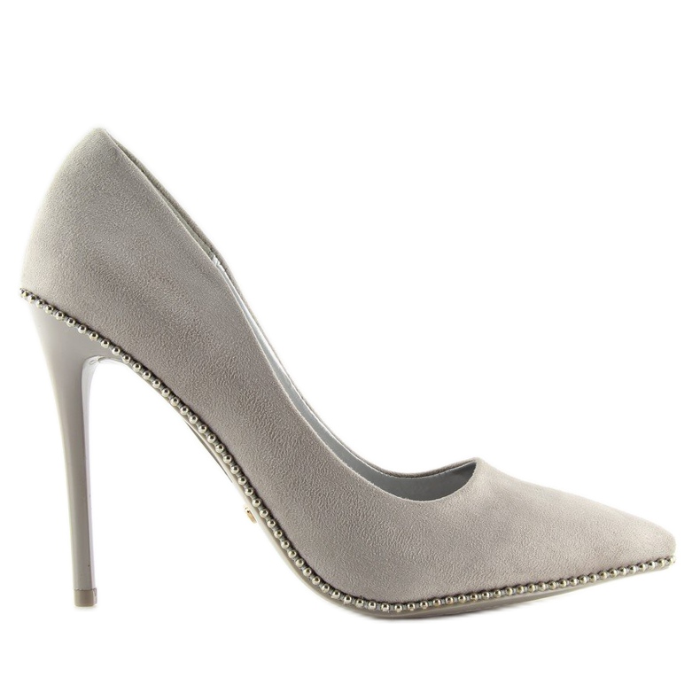 Zapatos de mujer elegantes grises NF-23P Gris