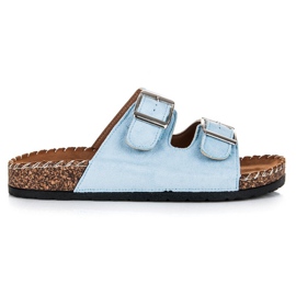 Seastar Babuchas ante con hebillas azul