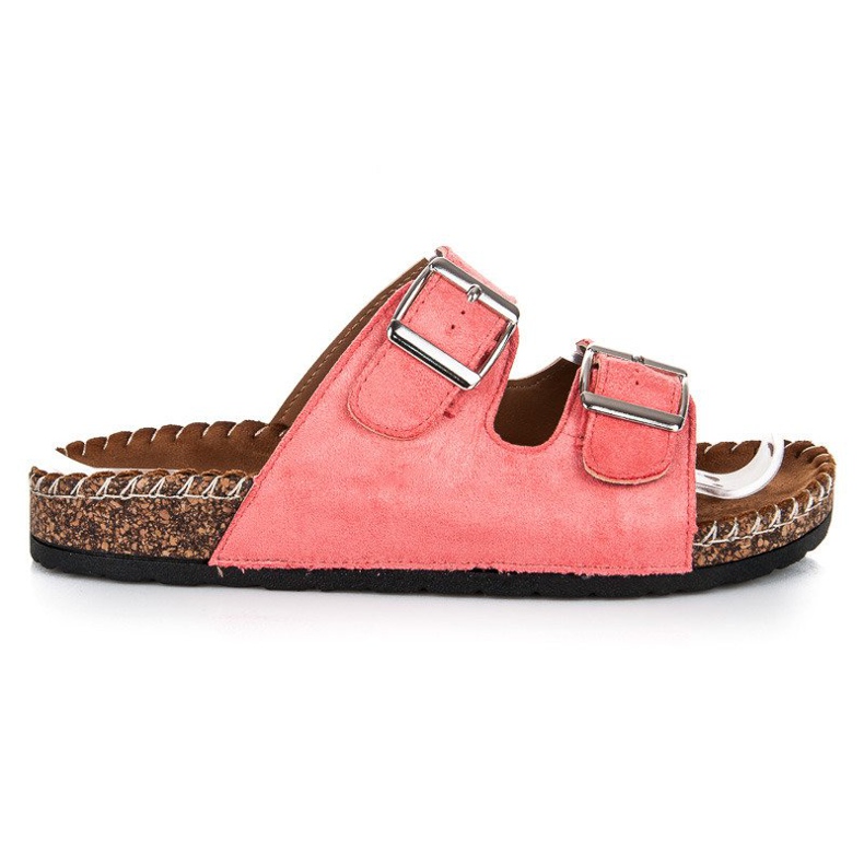 Seastar Babuchas ante con hebillas rosado Seastar Babuchas ante con hebillas rosado