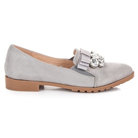 Bestelle Zapatos sin cordones con adorno gris