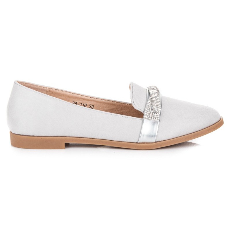 Bestelle Zapatos de ante con cristales gris Bestelle Zapatos de ante con cristales gris