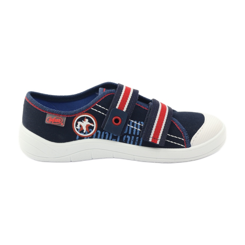 Zapatillas de deporte para niños Befado 672Y058 azul marino rojo blanco