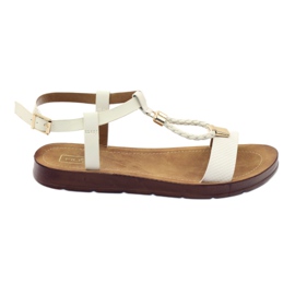 Filippo Sandalias mujer wz 104 blanco amarillo