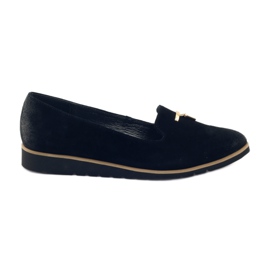 Zapatos con adorno dorado Angello 1346 negro