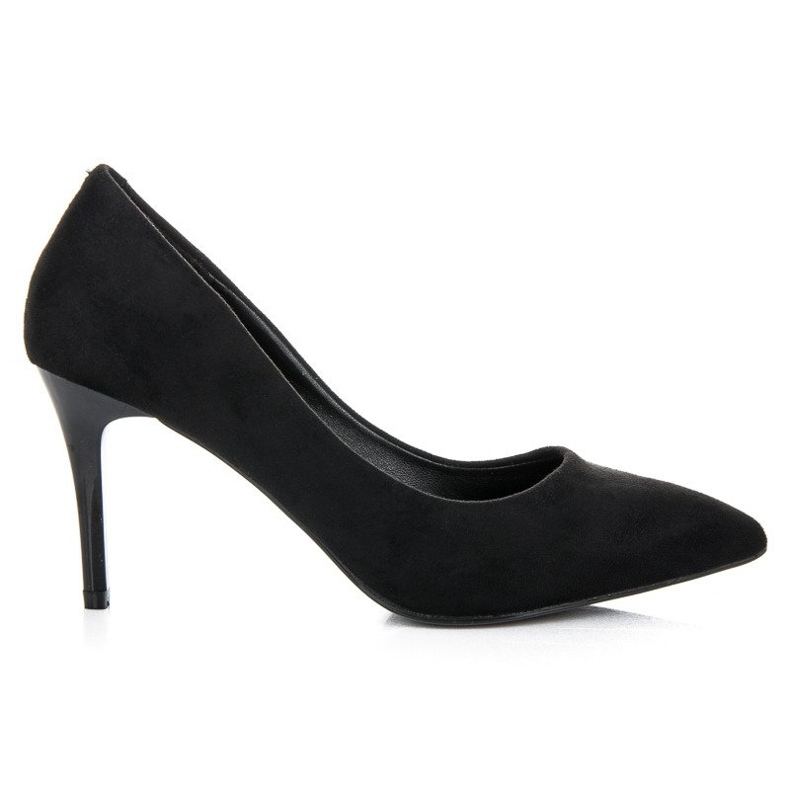 Milaya Tacones de ante negro