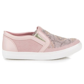 American Club Zapatillas de deporte rosa se deslizan en rosado