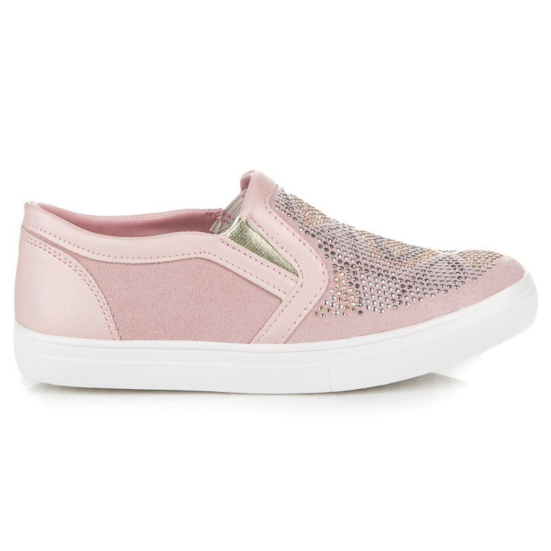 American Club Zapatillas de deporte rosa se deslizan en rosado