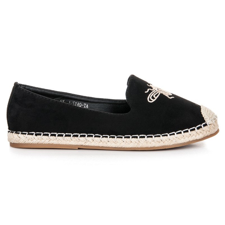 Bestelle alpargatas sin cordones negro