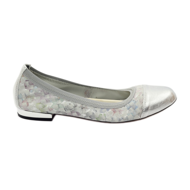 Bailarinas de mujer elásticas Gamis 1402 gris multicolor Bailarinas de mujer elásticas Gamis 1402 gris multicolor