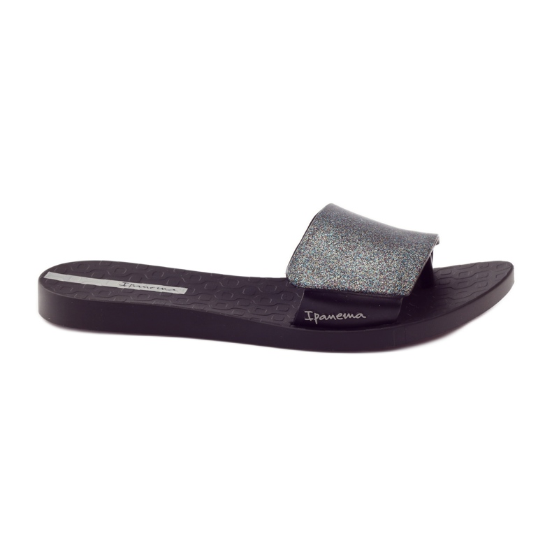 Chanclas piscina Ipanema 26177 brillo negro gris