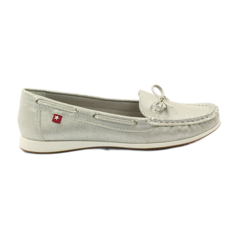 Big Star Mocasines mujer Big-Star 274326 plata gris