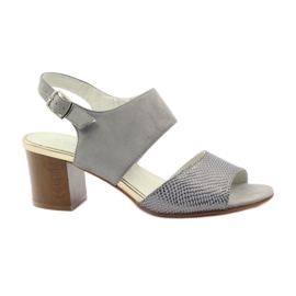 M.Daszyński Sandalias de cuero Daszyński gris