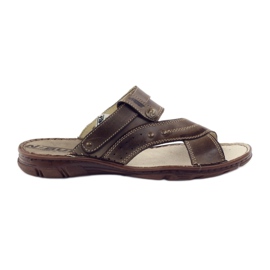 Naszbut 056 sandalias de hombre chanclas marrón