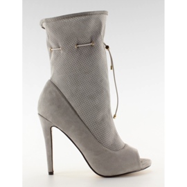 Botas punta abierta SY15 Gris