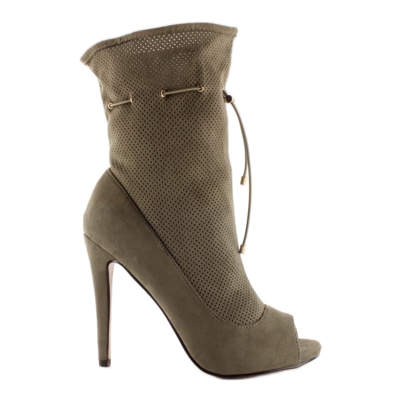 Botas punta abierta SY15 Oliva verde