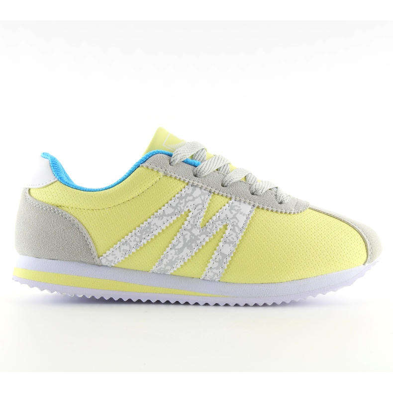 Deportivas muy cómodas B683 amarillo azul gris Deportivas muy cómodas B683 amarillo azul gris