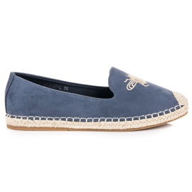 Bestelle Alpargatas sin cordones azul