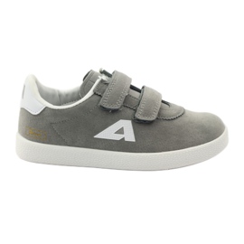 American Club Deportivo deportivo inserto piel americana 2952 gris blanco