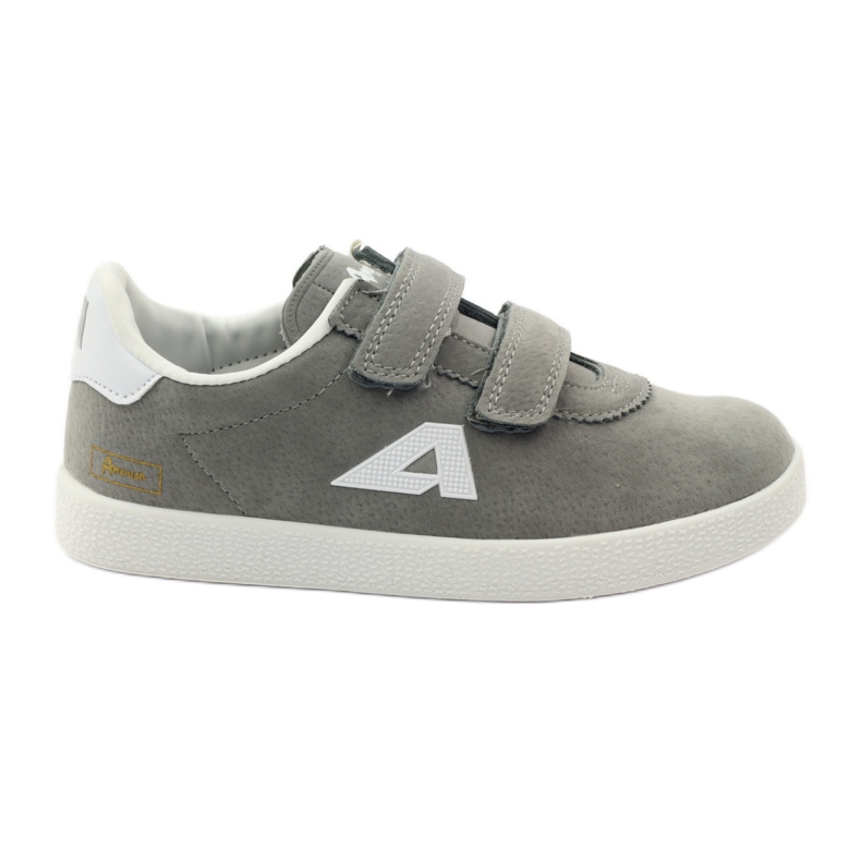 American Club Deportivo deportivo inserto piel americana 2952 gris blanco
