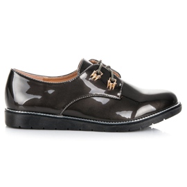 Best Shoes Zapatos brogue lacados gris Best Shoes Zapatos brogue lacados gris