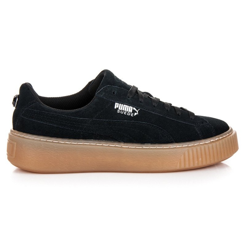 Puma Suede Plataforma Joya Jr negro