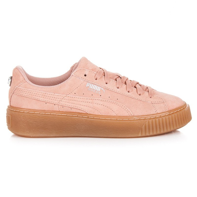 Puma suede plataforma joya jr rosado Puma suede plataforma joya jr rosado